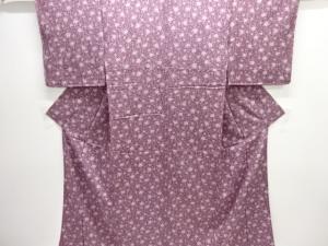 唐花模様小紋着物